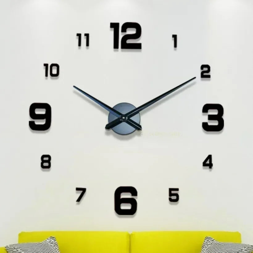 Luminous Silent Mirror Wall Clock
