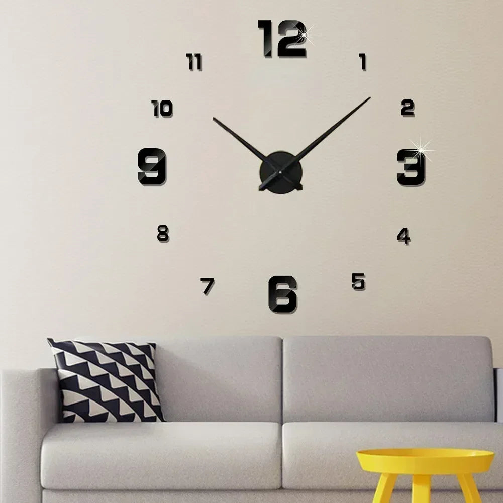 Luminous Silent Mirror Wall Clock