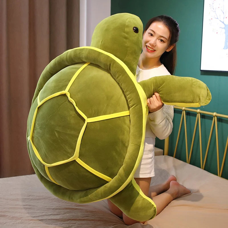 Kawaii Tortoise Plush Toy – Soft Sea Turtle Pillow for Kids Venice Collections
