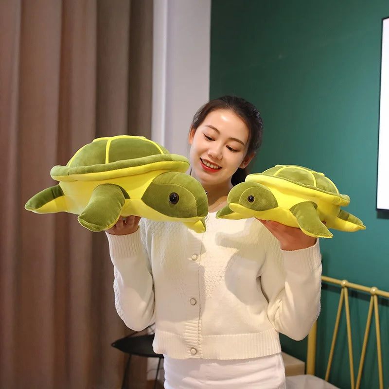 Kawaii Tortoise Plush Toy – Soft Sea Turtle Pillow for Kids Venice Collections
