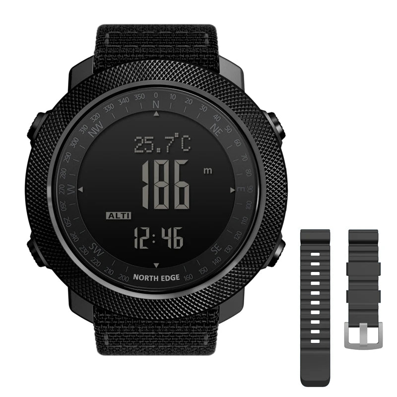 Men's sport Digital watch Hours Running Swimming Military Army watches Altimeter Barometer Compass waterproof 50m Venice Collections