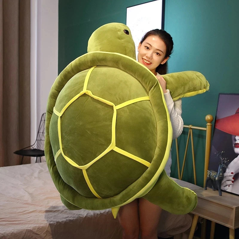 Kawaii Tortoise Plush Toy – Soft Sea Turtle Pillow for Kids Venice Collections