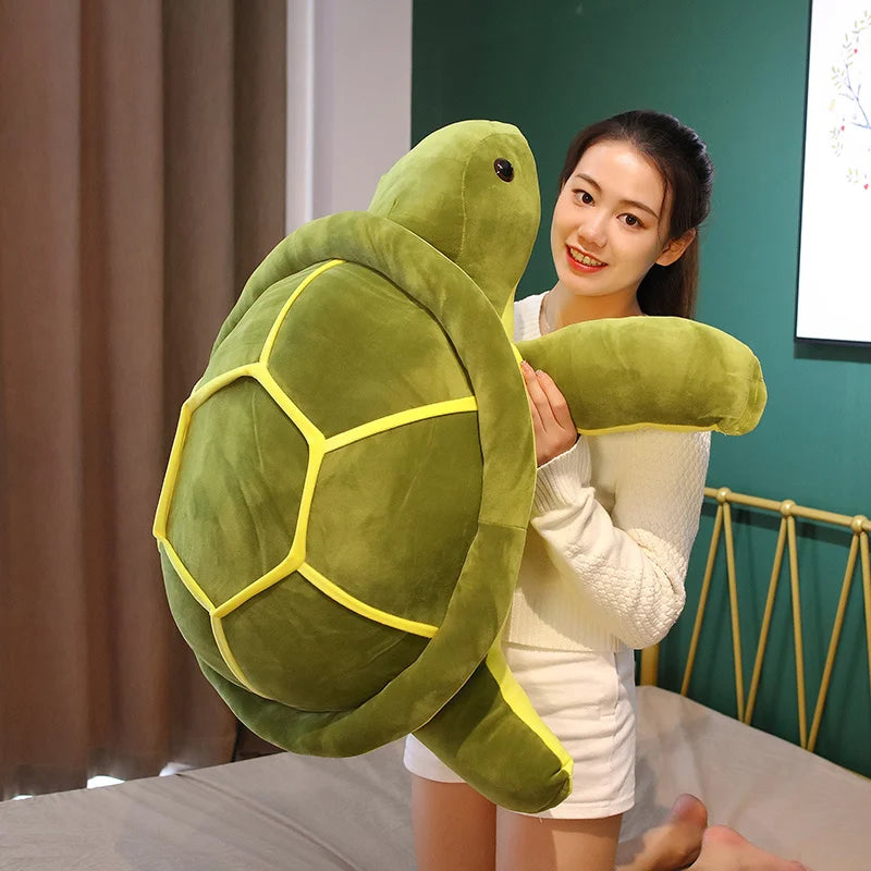 Kawaii Tortoise Plush Toy – Soft Sea Turtle Pillow for Kids Venice Collections