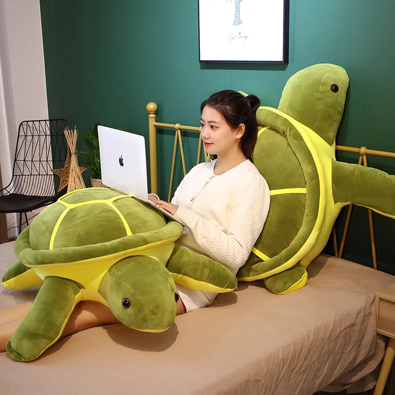 Kawaii Tortoise Plush Toy – Soft Sea Turtle Pillow for Kids Venice Collections