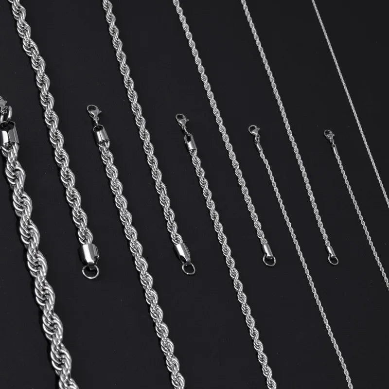 Stainless Steel Classic Clavicle Strand Necklace Venice Collections