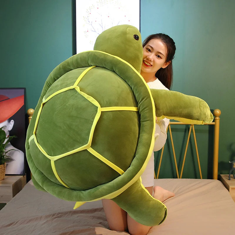 Kawaii Tortoise Plush Toy – Soft Sea Turtle Pillow for Kids Venice Collections