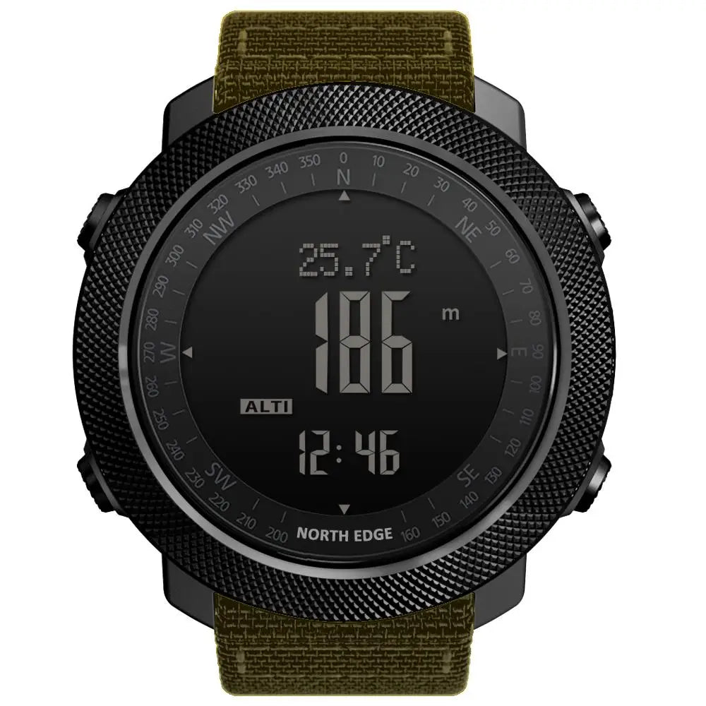 Men's sport Digital watch Hours Running Swimming Military Army watches Altimeter Barometer Compass waterproof 50m Venice Collections
