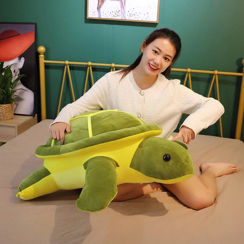 Kawaii Tortoise Plush Toy – Soft Sea Turtle Pillow for Kids Venice Collections