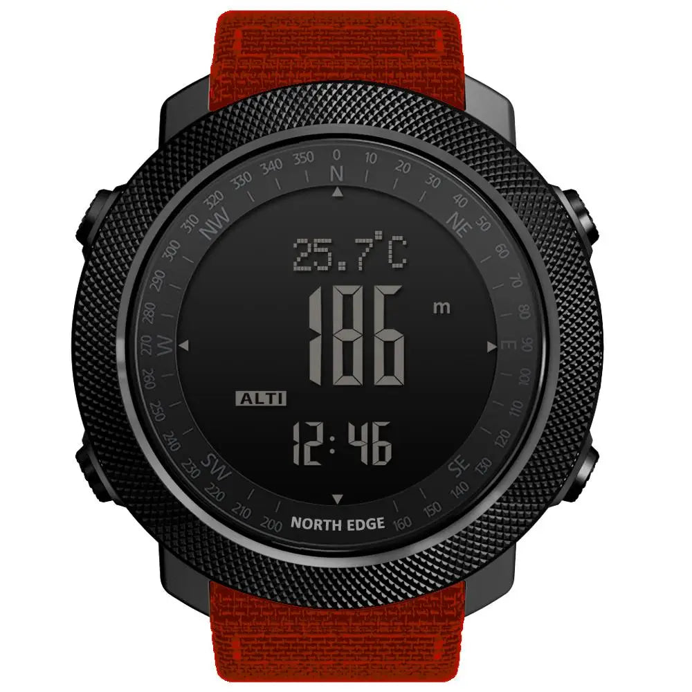 Men's sport Digital watch Hours Running Swimming Military Army watches Altimeter Barometer Compass waterproof 50m Venice Collections