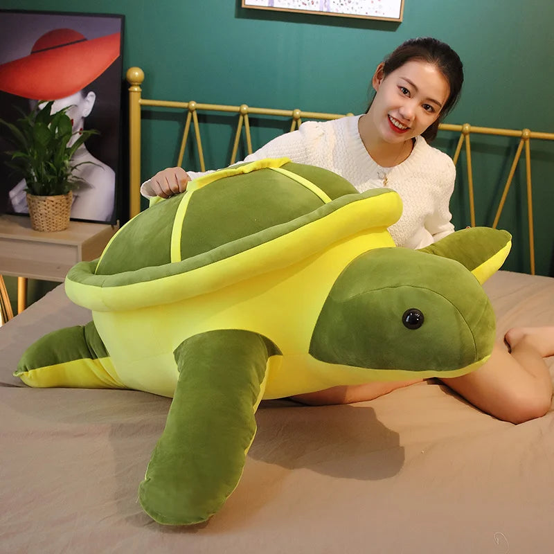 Kawaii Tortoise Plush Toy – Soft Sea Turtle Pillow for Kids Venice Collections