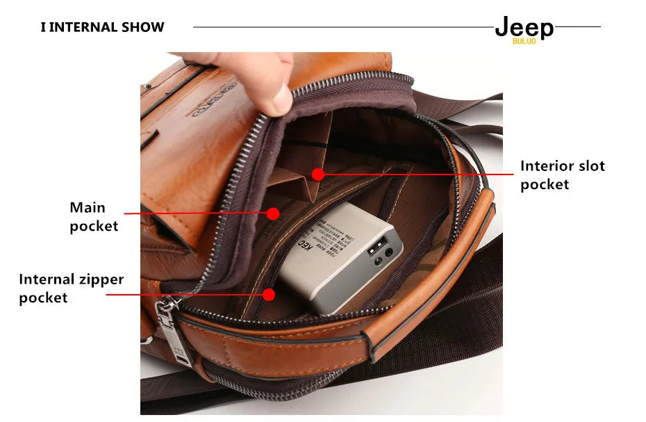 Business Handbags Man's Shoulder Venice Collections