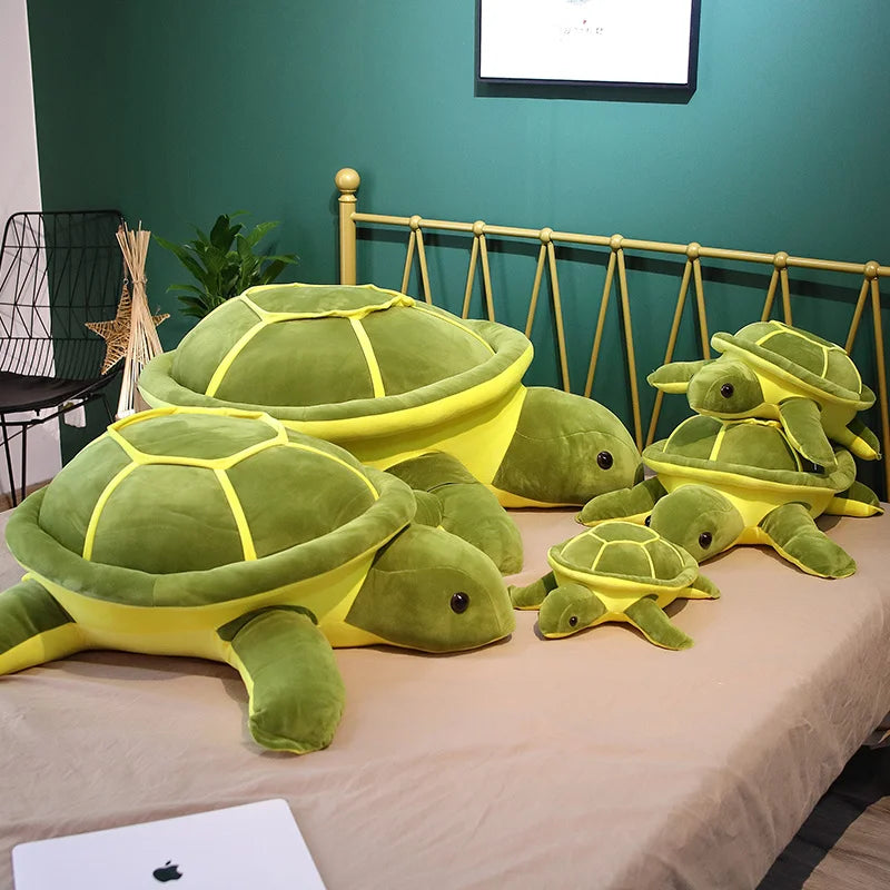 Kawaii Tortoise Plush Toy – Soft Sea Turtle Pillow for Kids Venice Collections
