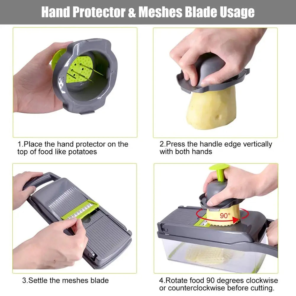 Vegetable Chopper Multifunctional Grater Cutter Venice Collections