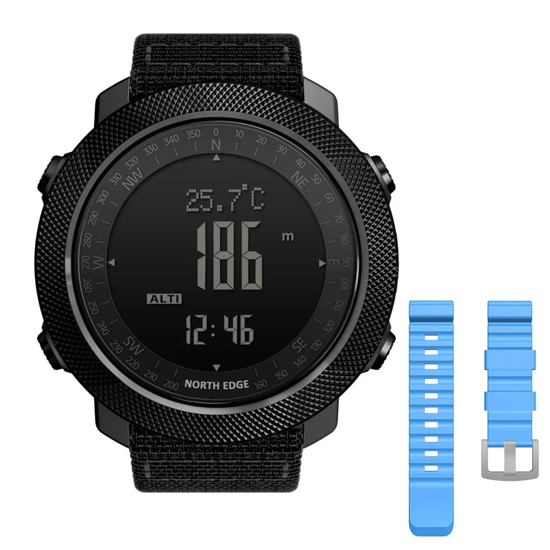 Men's sport Digital watch Hours Running Swimming Military Army watches Altimeter Barometer Compass waterproof 50m Venice Collections