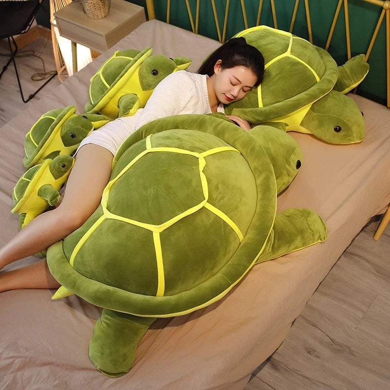 Kawaii Tortoise Plush Toy – Soft Sea Turtle Pillow for Kids Venice Collections