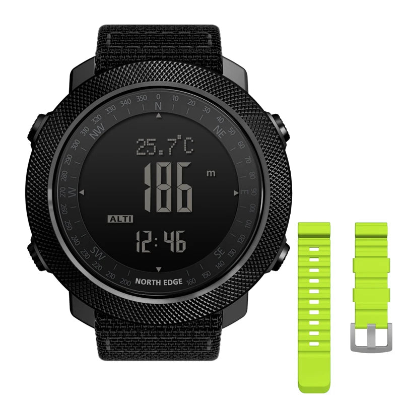 Men's sport Digital watch Hours Running Swimming Military Army watches Altimeter Barometer Compass waterproof 50m Venice Collections
