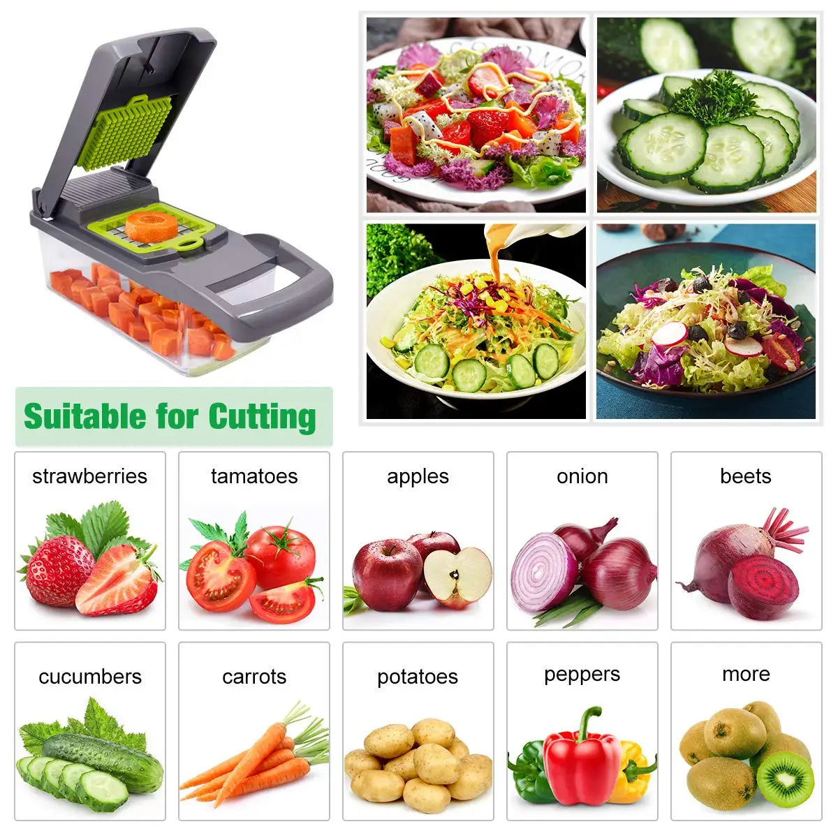 Vegetable Chopper Multifunctional Grater Cutter Venice Collections