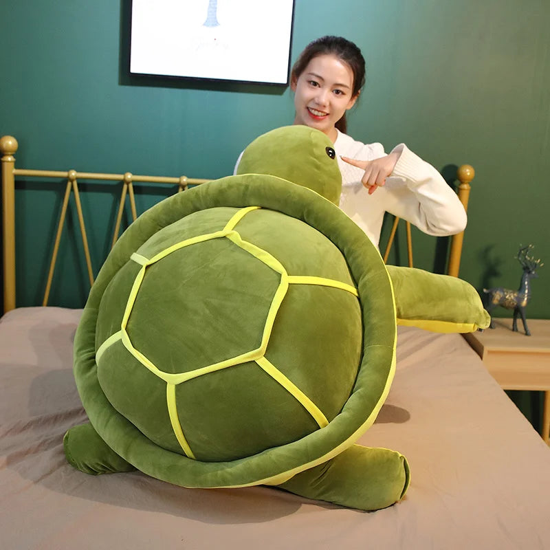 Kawaii Tortoise Plush Toy – Soft Sea Turtle Pillow for Kids Venice Collections