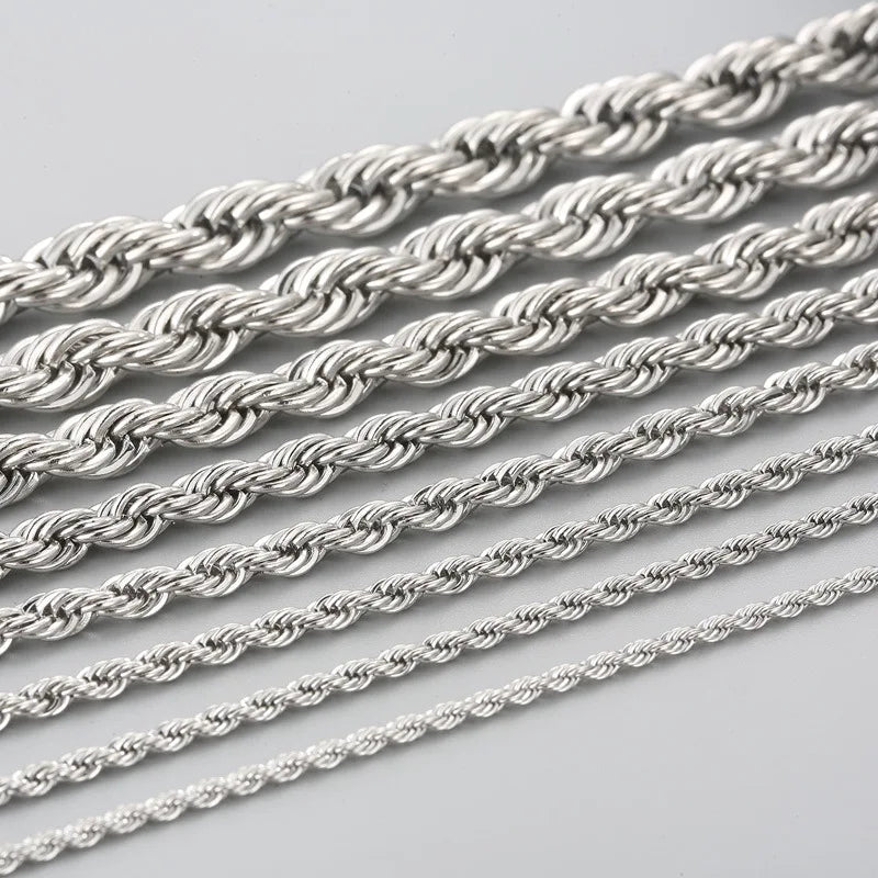 Stainless Steel Classic Clavicle Strand Necklace Venice Collections