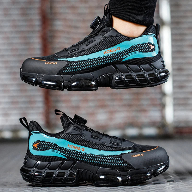 Men’s Safety Shoes – Breathable, Elastic, Odor-Resistant Work Boots Venice Collections