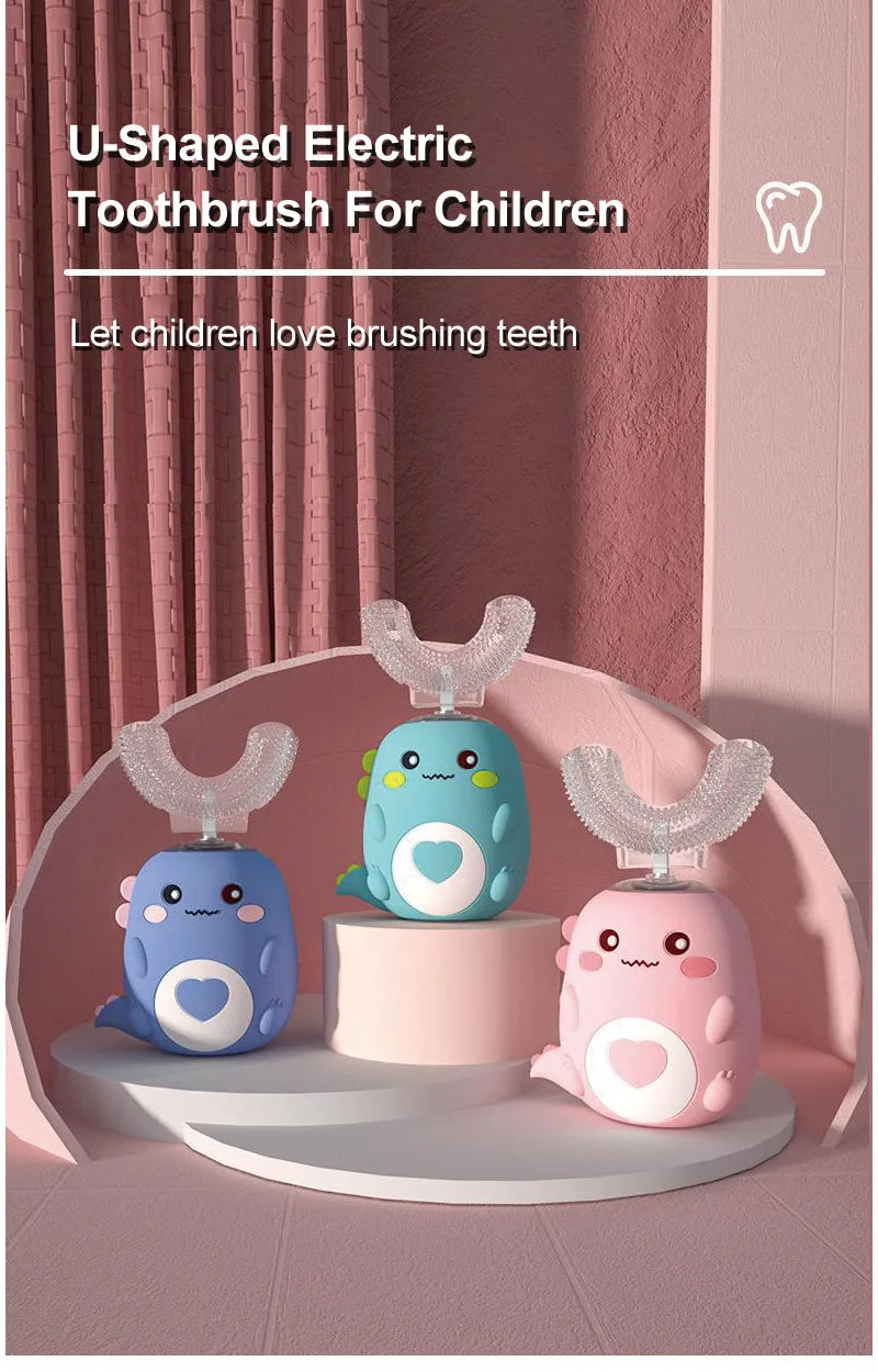 Children U-shaped Electric Toothbrush 360 Degrees Venice Collections