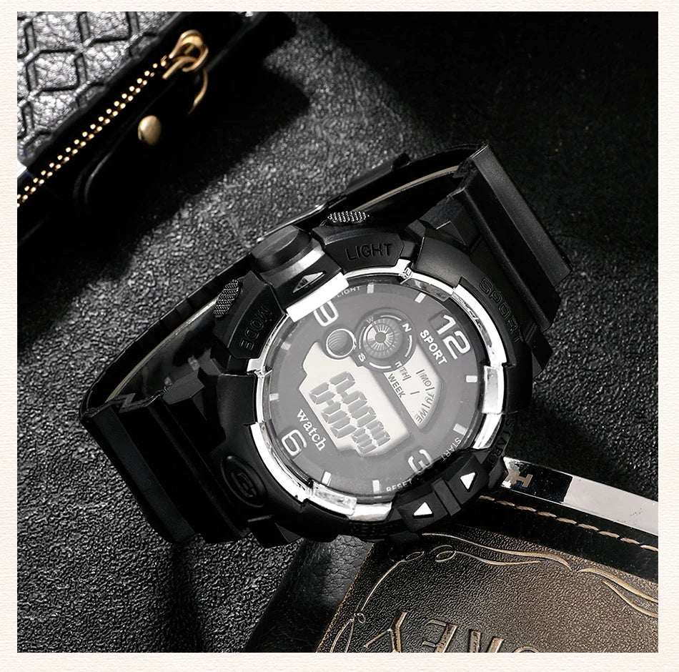 Luminous Men’s Sport Watch – High-End Silicone Strap, Venice Collections