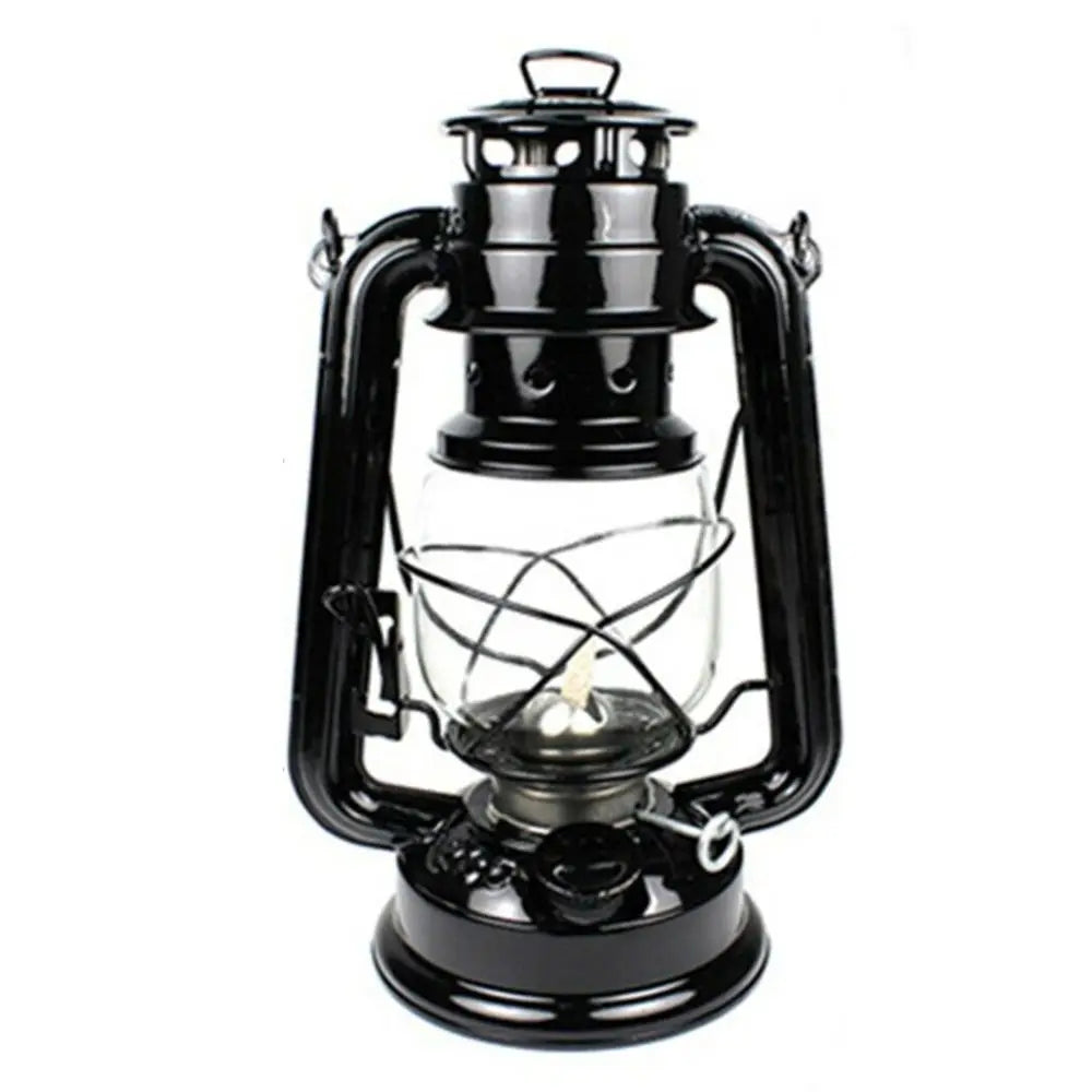 Retro Metal Hurricane Lantern – Handheld Outdoor Venice Collections