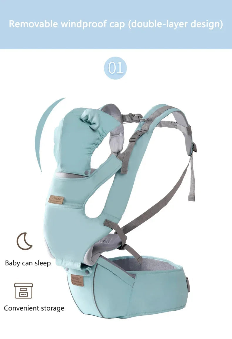 Baby Hipseat Carrier Backpack Straps for Infant 3 IN 1 Venice Collections