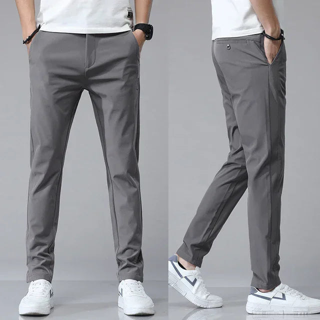 Stretch Slim Straight Casual Pants High Quality Venice Collections