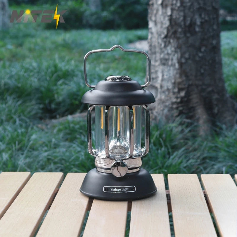 Retro Portable Camping Lantern – 6000mAh, 3 Modes, Vintage Outdoor Light Venice Collections