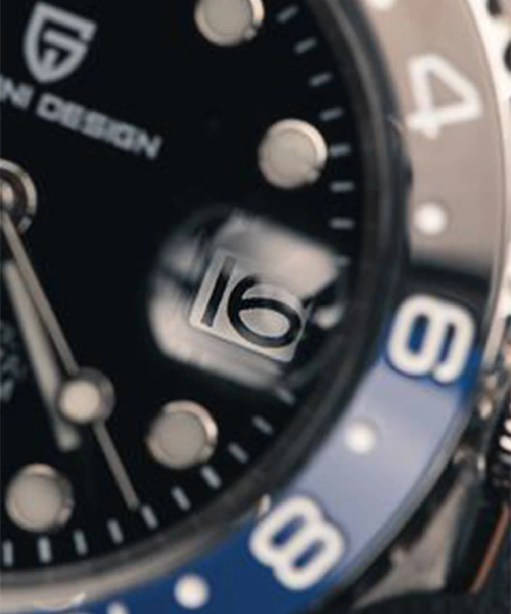 PAGANI DESIGN V3 Version GMT Watches Men's Luxury Sapphire Automatic Mechanical Watch 40MM Stainless Steel Waterproof Watch Venice Collections