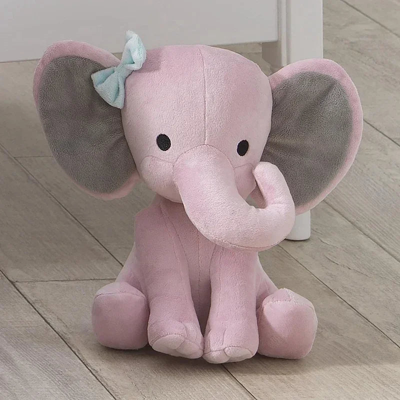 25cm Gray Elephant Plush Toy – Soft Kawaii Stuffed Pillow for Kids & Baby Room Decor Venice Collections