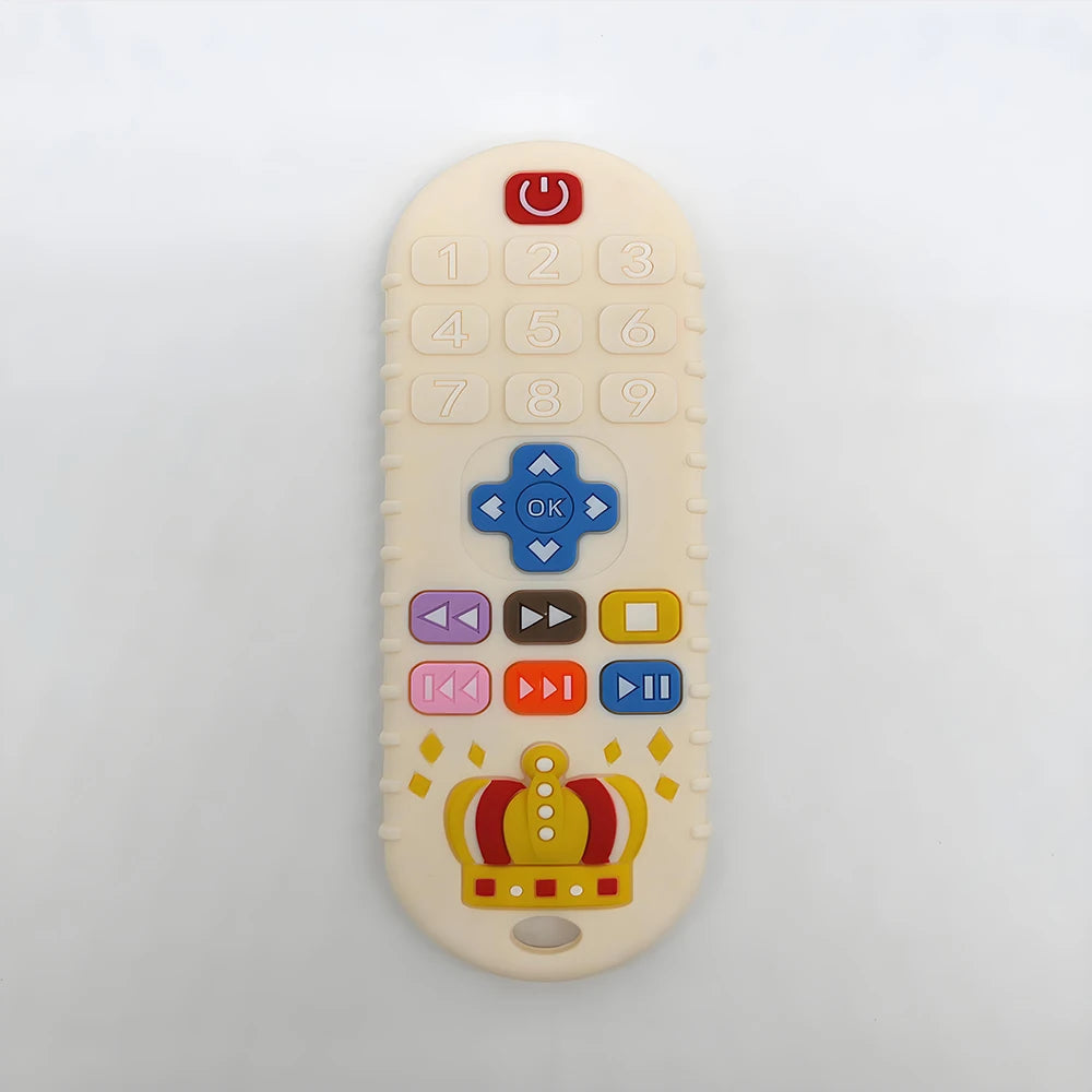 Baby Silicone Teether Set – Remote Control Style Anti-Chew Gloves & Pacifier Toy Venice Collections