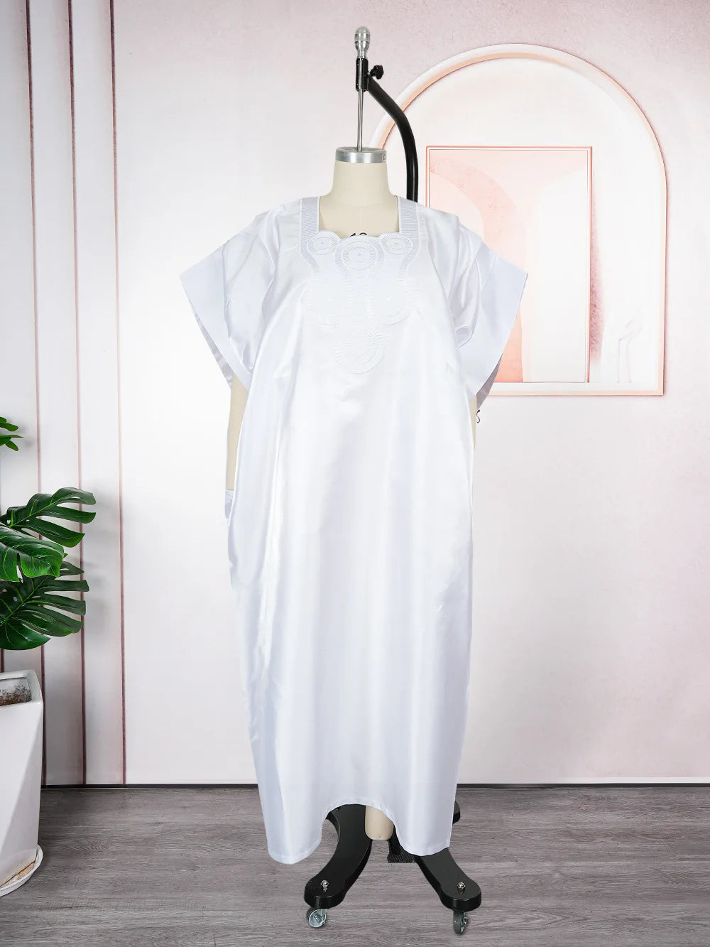 Women’s Dubai Style Satin Caftan – Modest Luxury Evening Dress 2026 Venice Collections