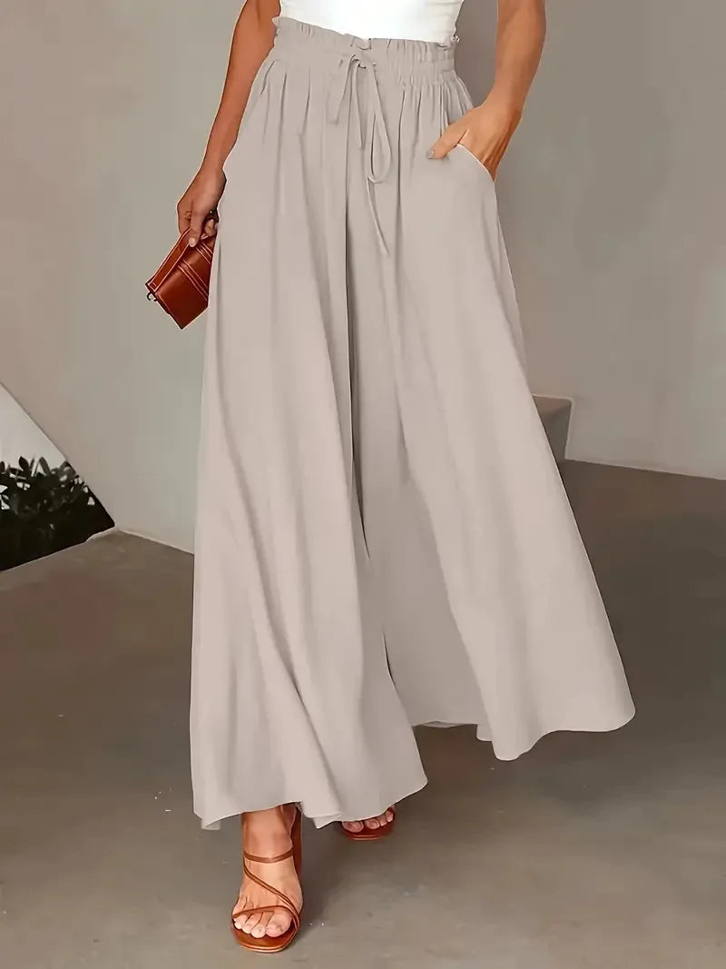 Summer Bohemian Wide-Leg Pants Venice Collections