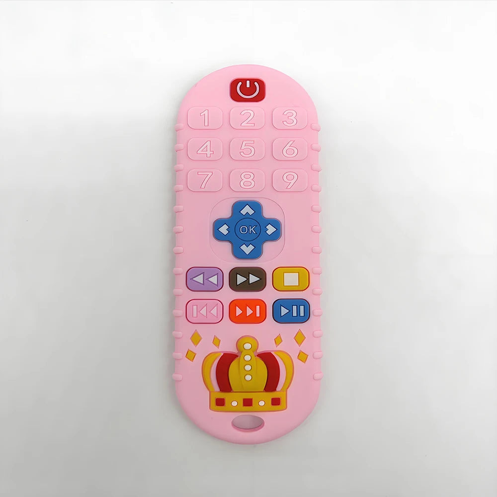 Baby Silicone Teether Set – Remote Control Style Anti-Chew Gloves & Pacifier Toy Venice Collections