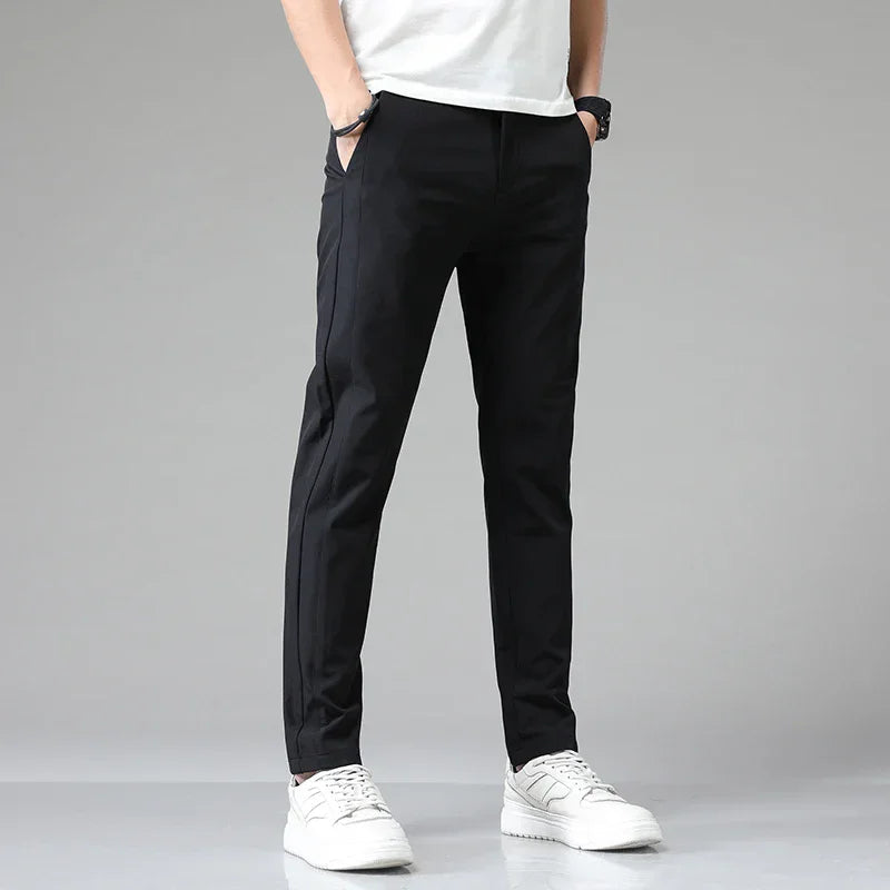 Stretch Slim Straight Casual Pants High Quality Venice Collections