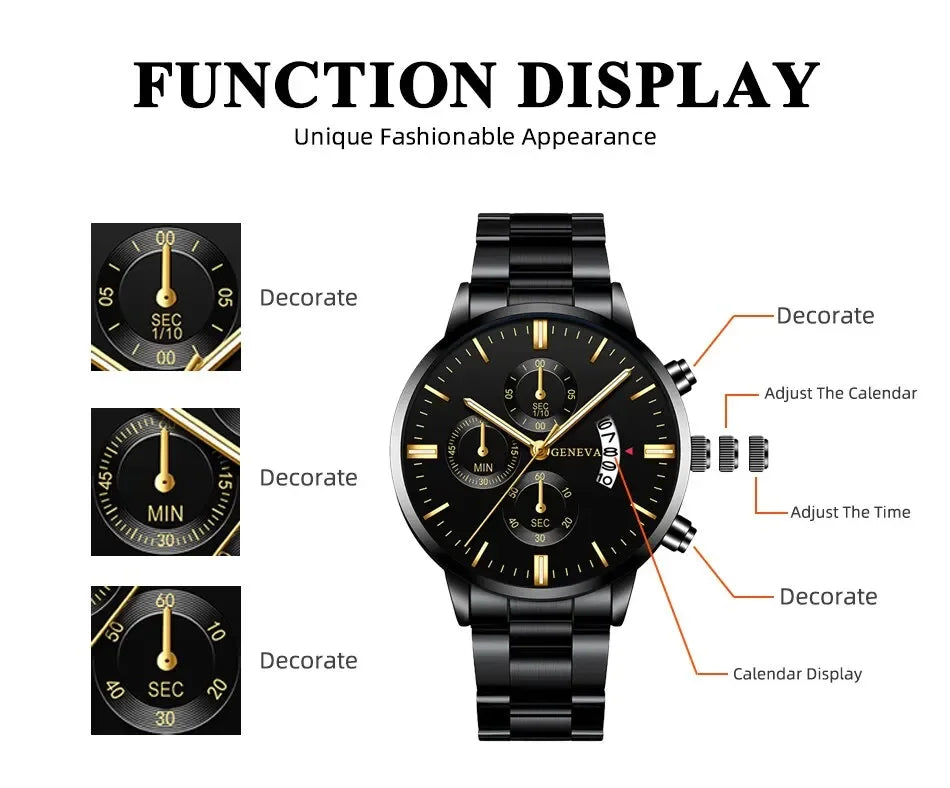 Stainless Steel Watch Luxury Venice Collections