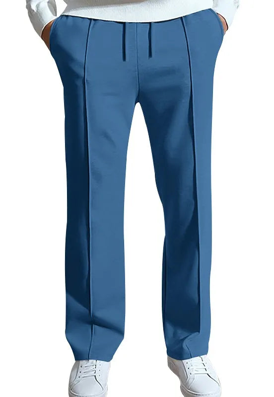 Casual Solid Color Pants – Loose Straight Fit Venice Collections