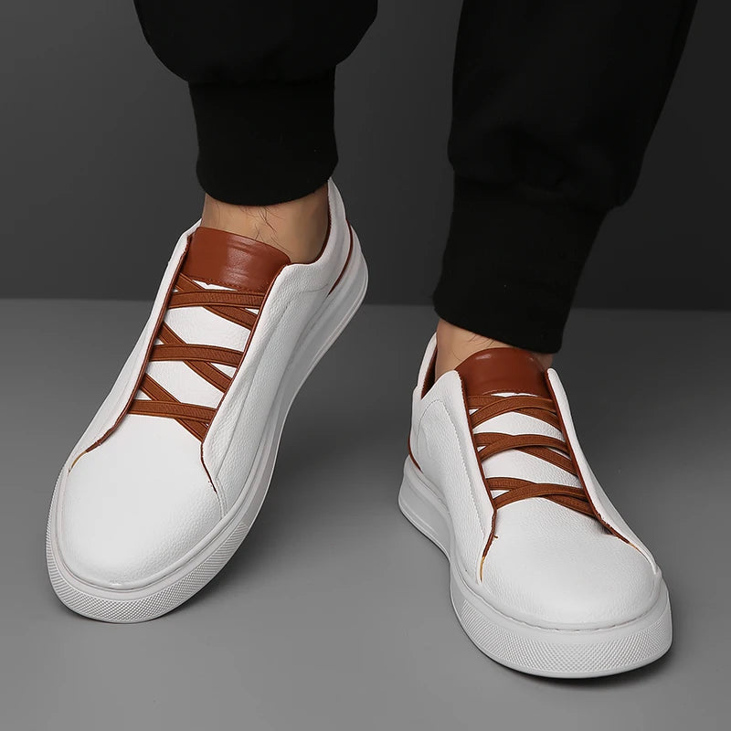 Men's Leather Casual Shoes  quality Sneakers Venice Collections