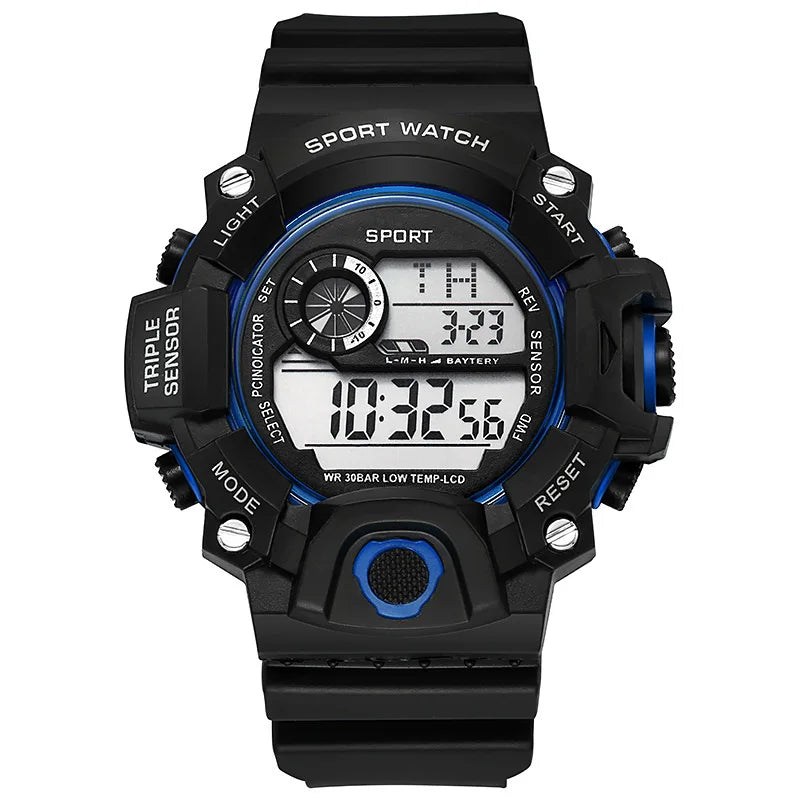 Men's Watch Sports Electronic Wristwatch Large dial Multifunctional Waterproof Venice Collections