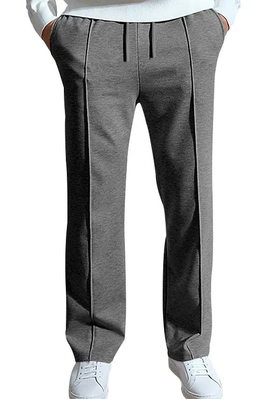 Casual Solid Color Pants – Loose Straight Fit Venice Collections