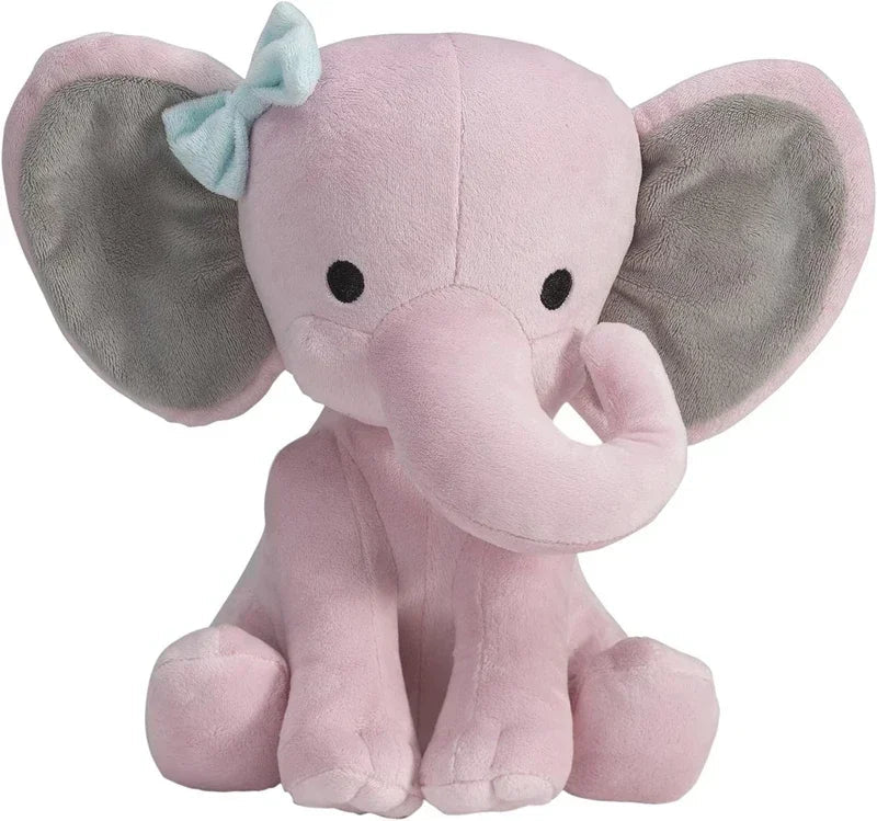 25cm Gray Elephant Plush Toy – Soft Kawaii Stuffed Pillow for Kids & Baby Room Decor Venice Collections