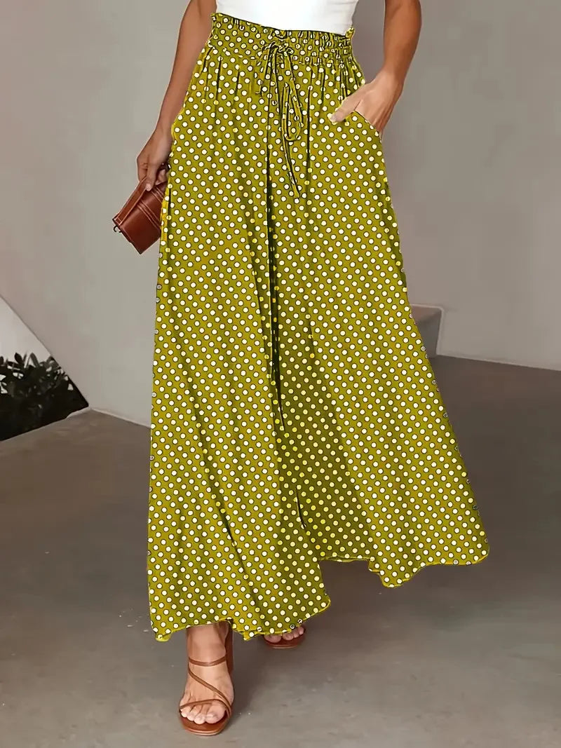 Summer Bohemian Wide-Leg Pants Venice Collections