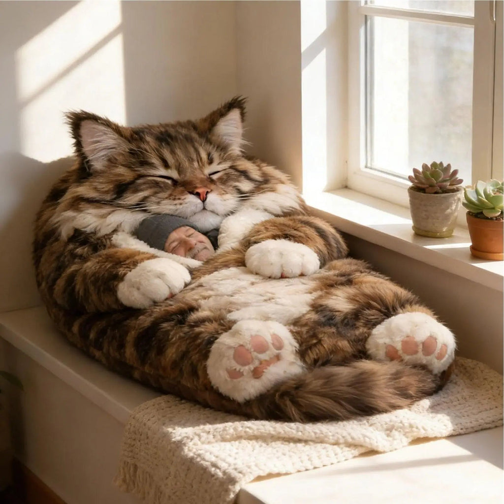 Sleeping Bag Soft Warm Room Decor Cat Venice Collections