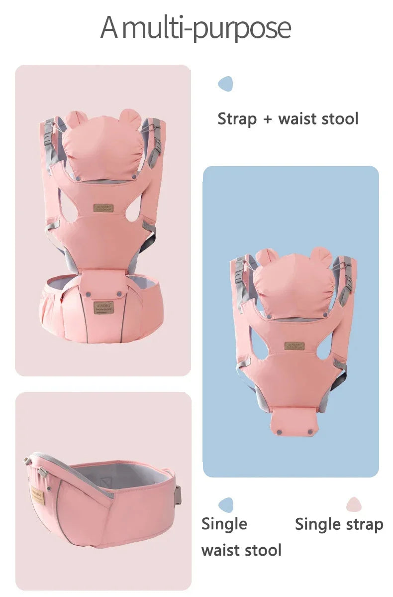 Baby Hipseat Carrier Backpack Straps for Infant 3 IN 1 Venice Collections