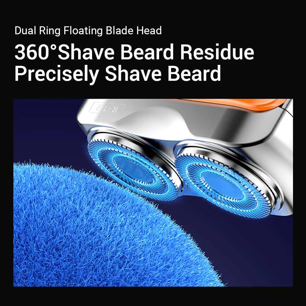 Waterproof Electric Smart Shaver Travel Razor Mini Dual Blade Shaver Venice Collections