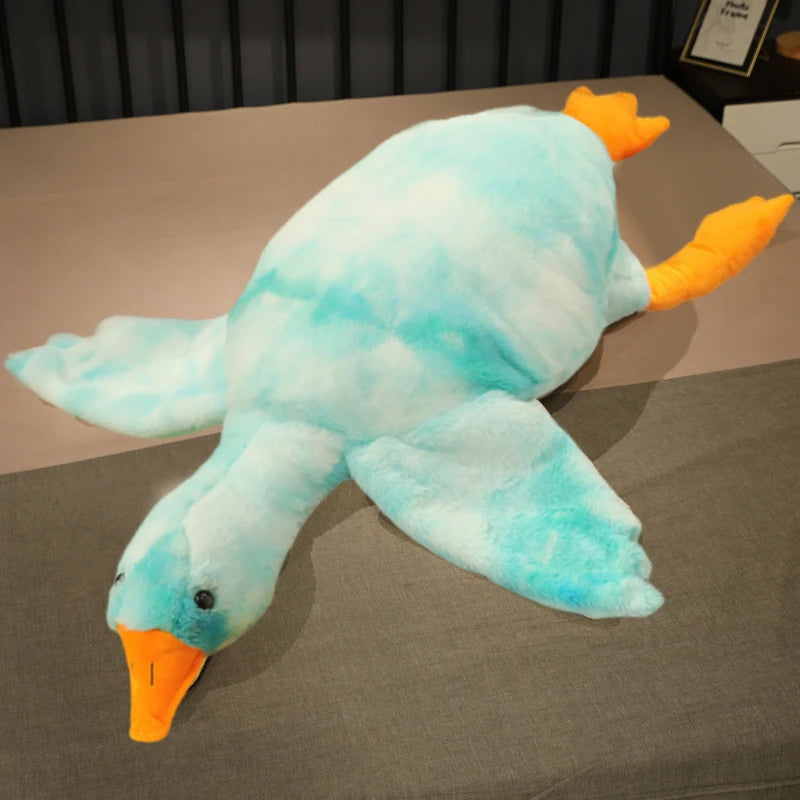 50-190cm Large Brown Hug Stuffed Animal Duck Kawaii Giant Goose Plush Toy Sleeping Pillow Big Soft Doll Party Gift for Boy Girls Venice Collections