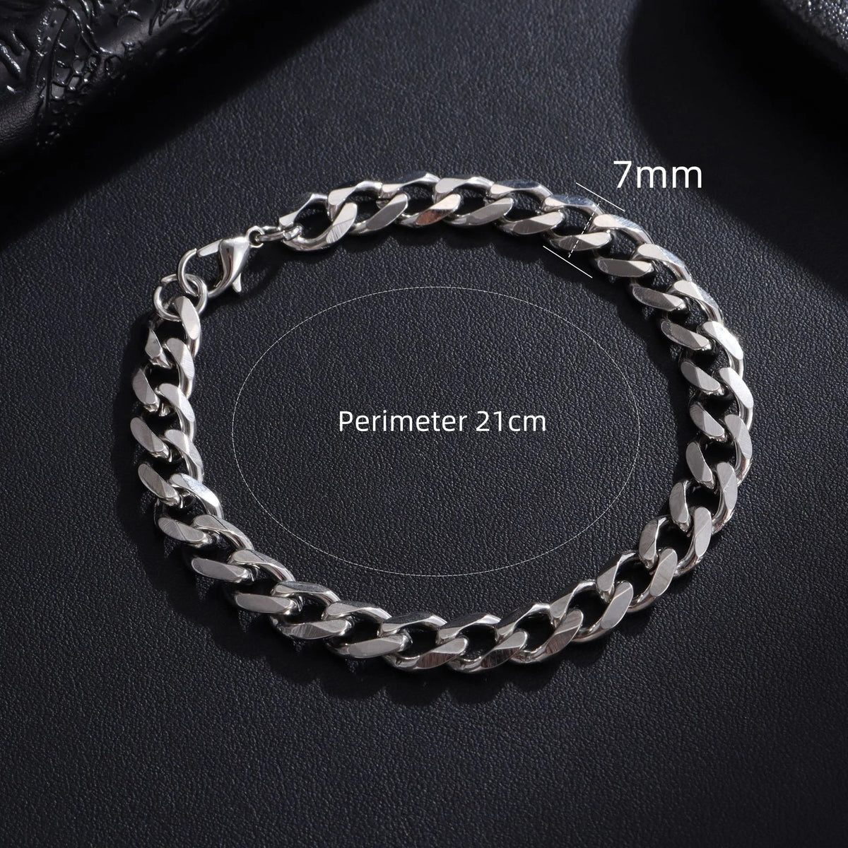 Trendy Cuban Chain Bracelet – Stainless Steel, 3–9mm Unisex Gift Venice Collections