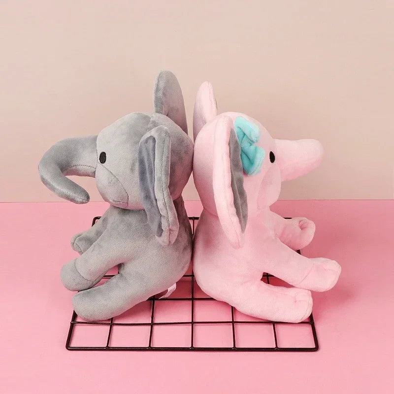 25cm Gray Elephant Plush Toy – Soft Kawaii Stuffed Pillow for Kids & Baby Room Decor Venice Collections